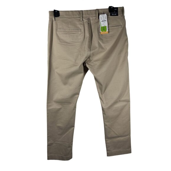 J.Crew Chinos TruTemp365 Pants Men's Slim Fit Sz 32x30 Thermal Comfort Beige NEW - Picture 2 of 16